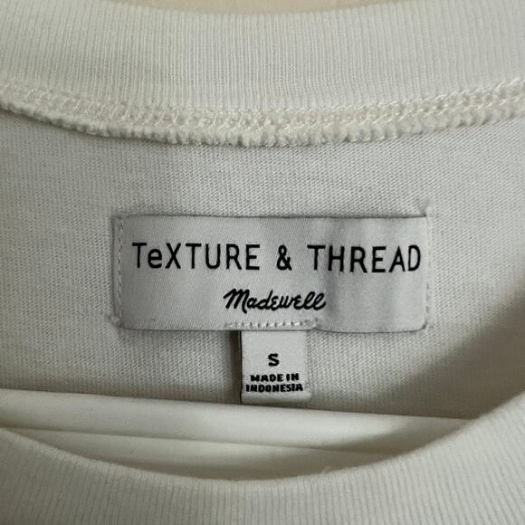 Madewell Flutter Sleeve Top in White Size S - Picture 9 of 10